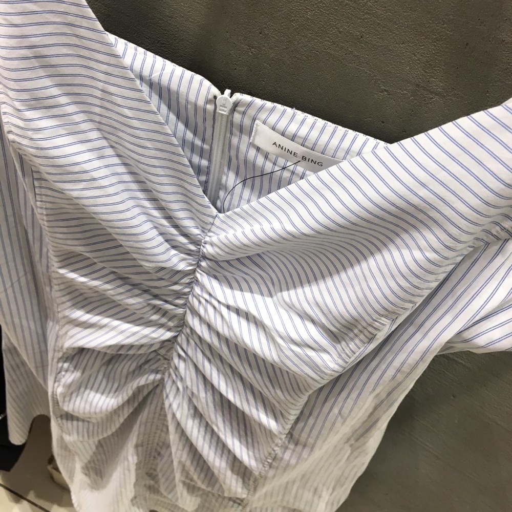 Anine Bing Cotton Dress with Stripes - Picture 2 of 6